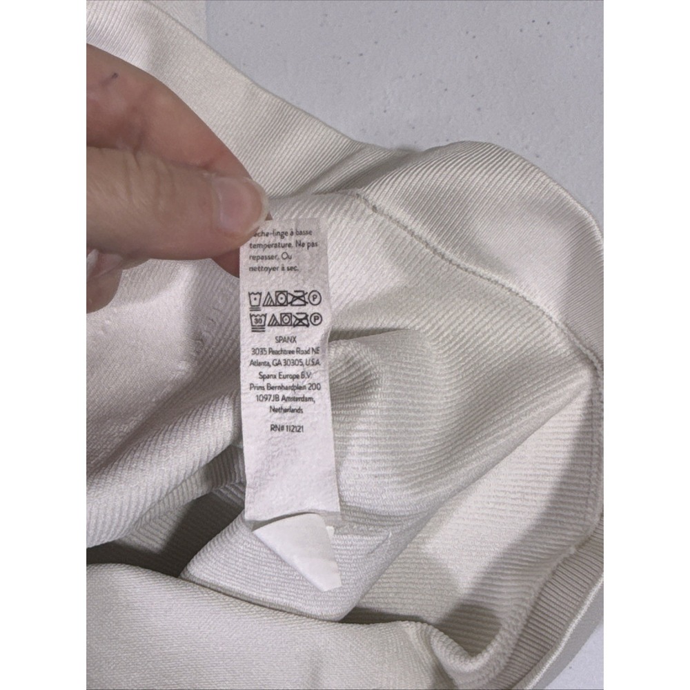 Spanx Ultra Sculpt Shirt Mens Size XXL White Short Sleeve Gym Training Nylon - Picture 9 of 12